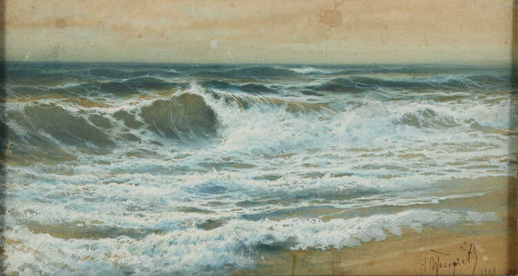 Прокофьев Николай Дмитриевич. Морской прибой. Биарриц